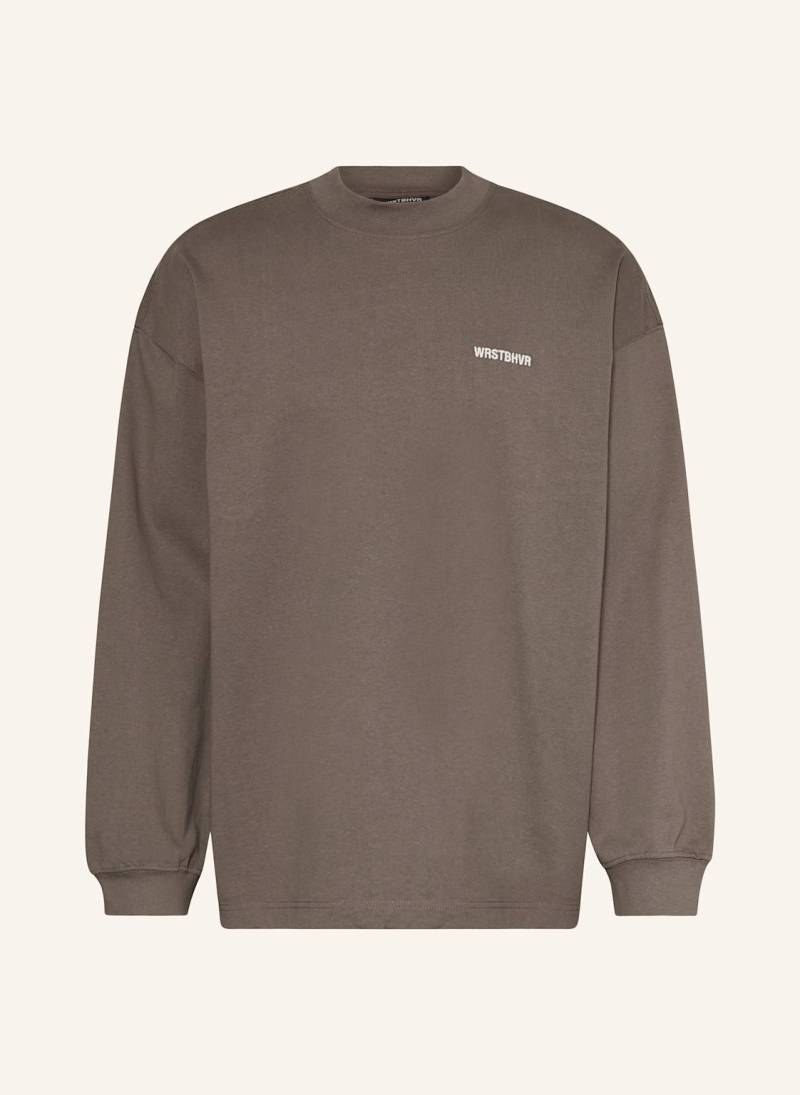 Wrstbhvr Longsleeve Arvid braun von WRSTBHVR