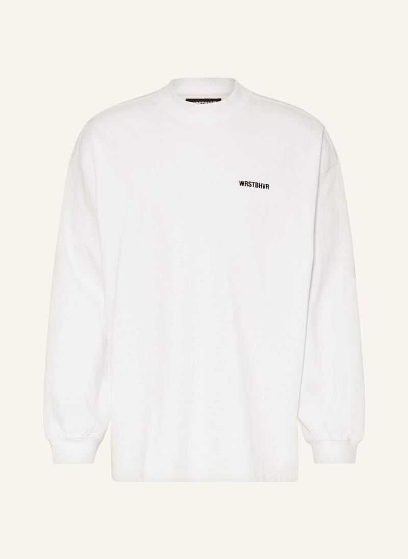 Wrstbhvr Longsleeve Arvid weiss von WRSTBHVR