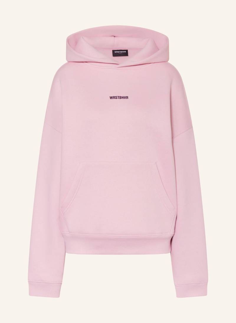 Wrstbhvr Oversized-Hoodie Garm rosa von WRSTBHVR