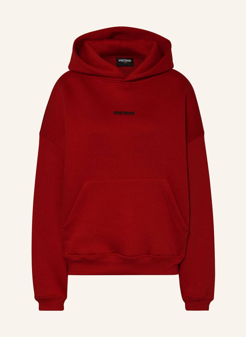 Wrstbhvr Oversized-Hoodie Garm rot von WRSTBHVR