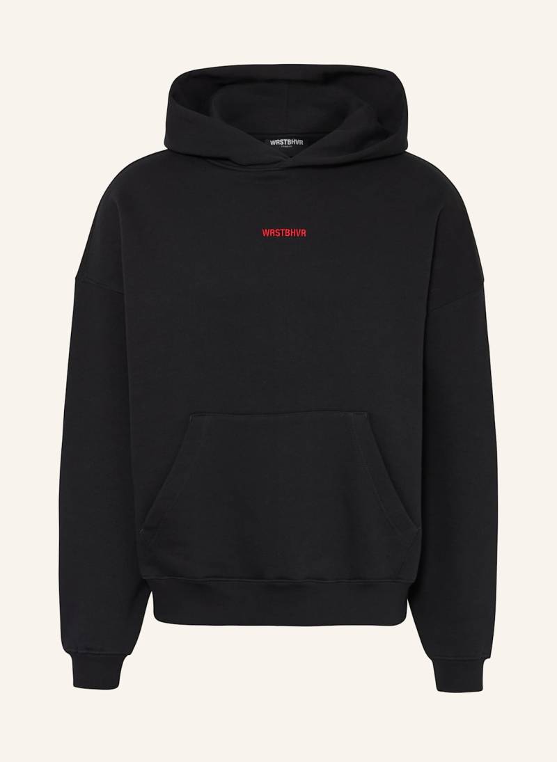 Wrstbhvr Oversized-Hoodie Garm v3 schwarz von WRSTBHVR