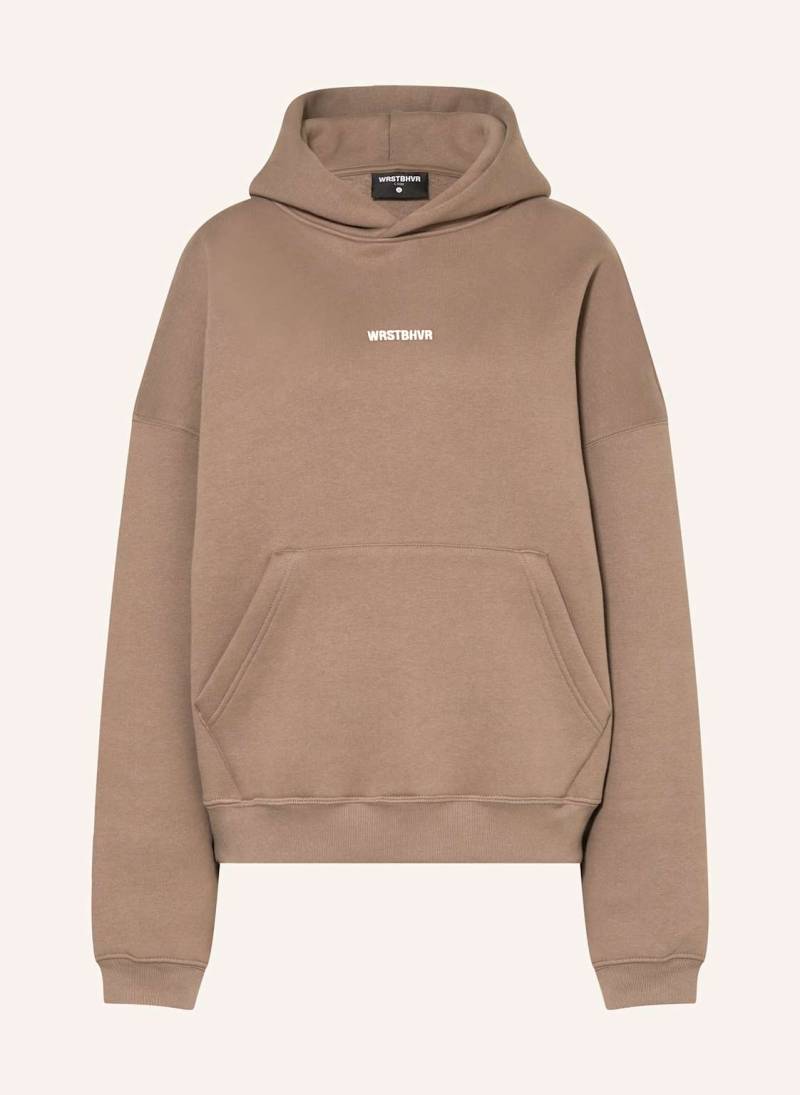 Wrstbhvr Oversized-Hoodie Hako braun von WRSTBHVR