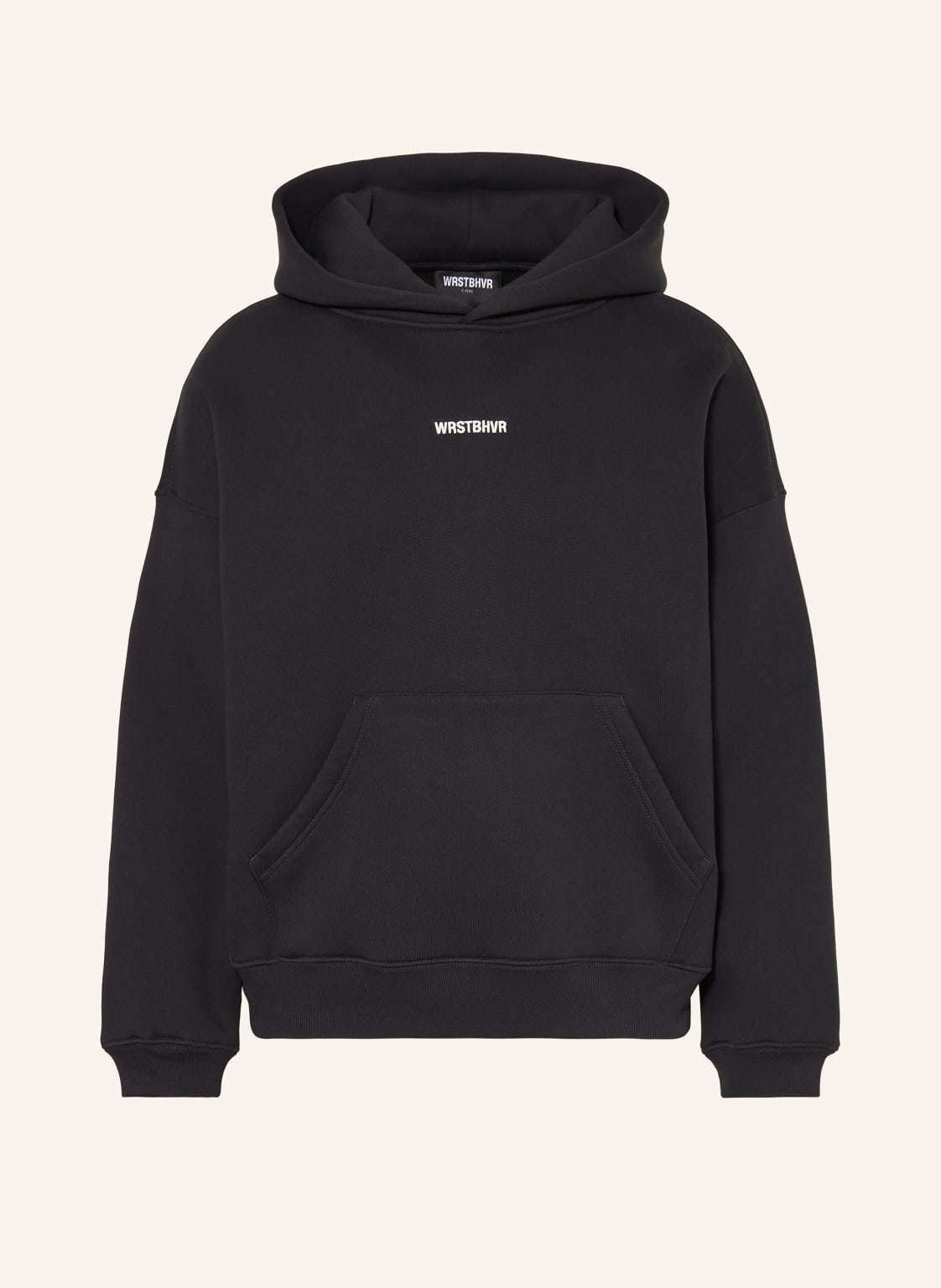 Wrstbhvr Oversized-Hoodie Hako schwarz von WRSTBHVR