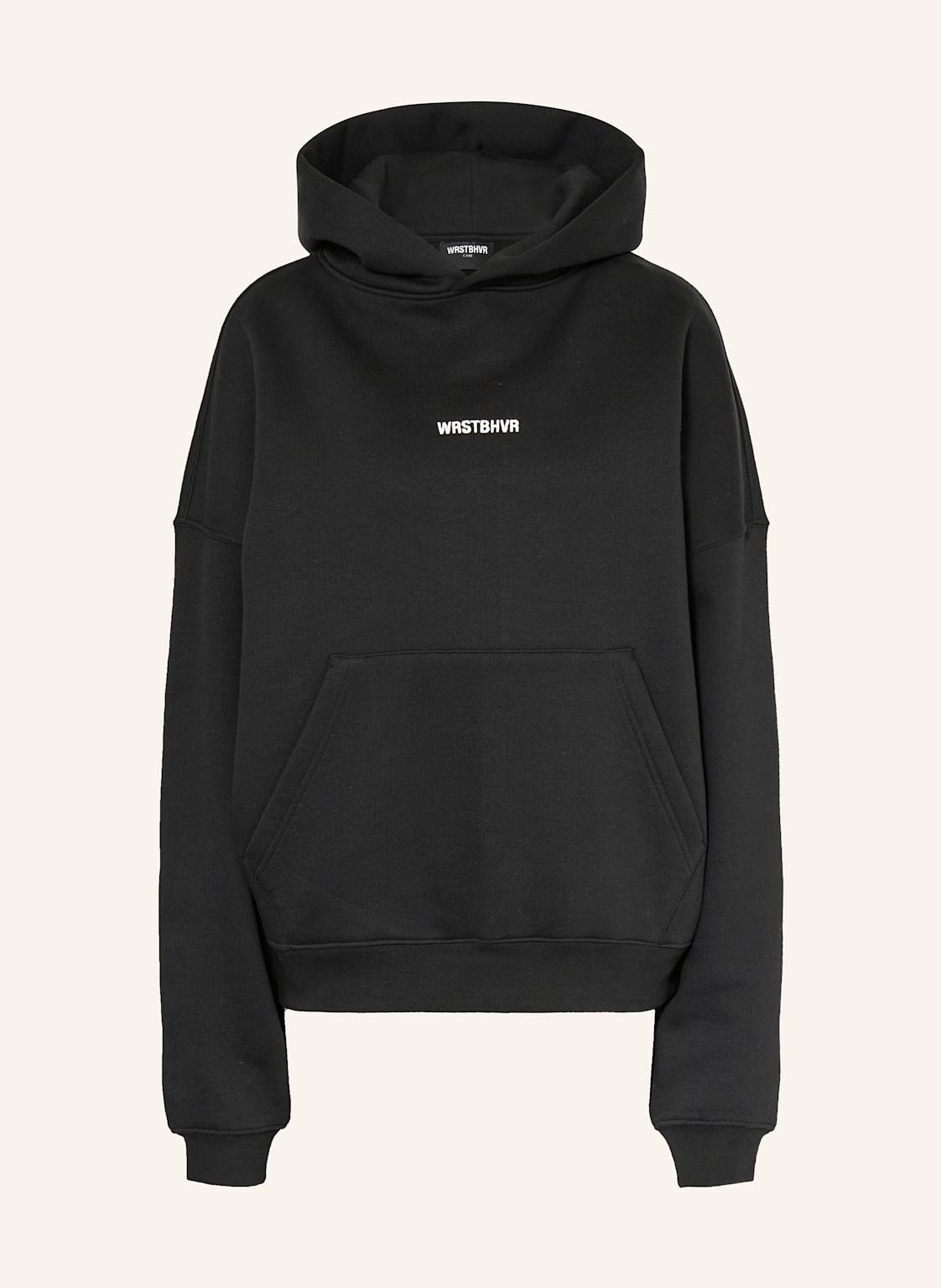 Wrstbhvr Oversized-Hoodie Hako schwarz von WRSTBHVR