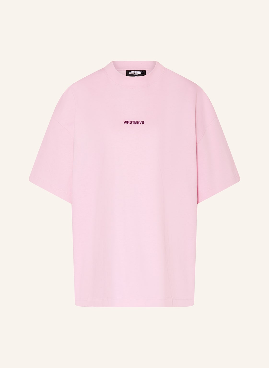 Wrstbhvr Oversized-Shirt Garm rosa von WRSTBHVR