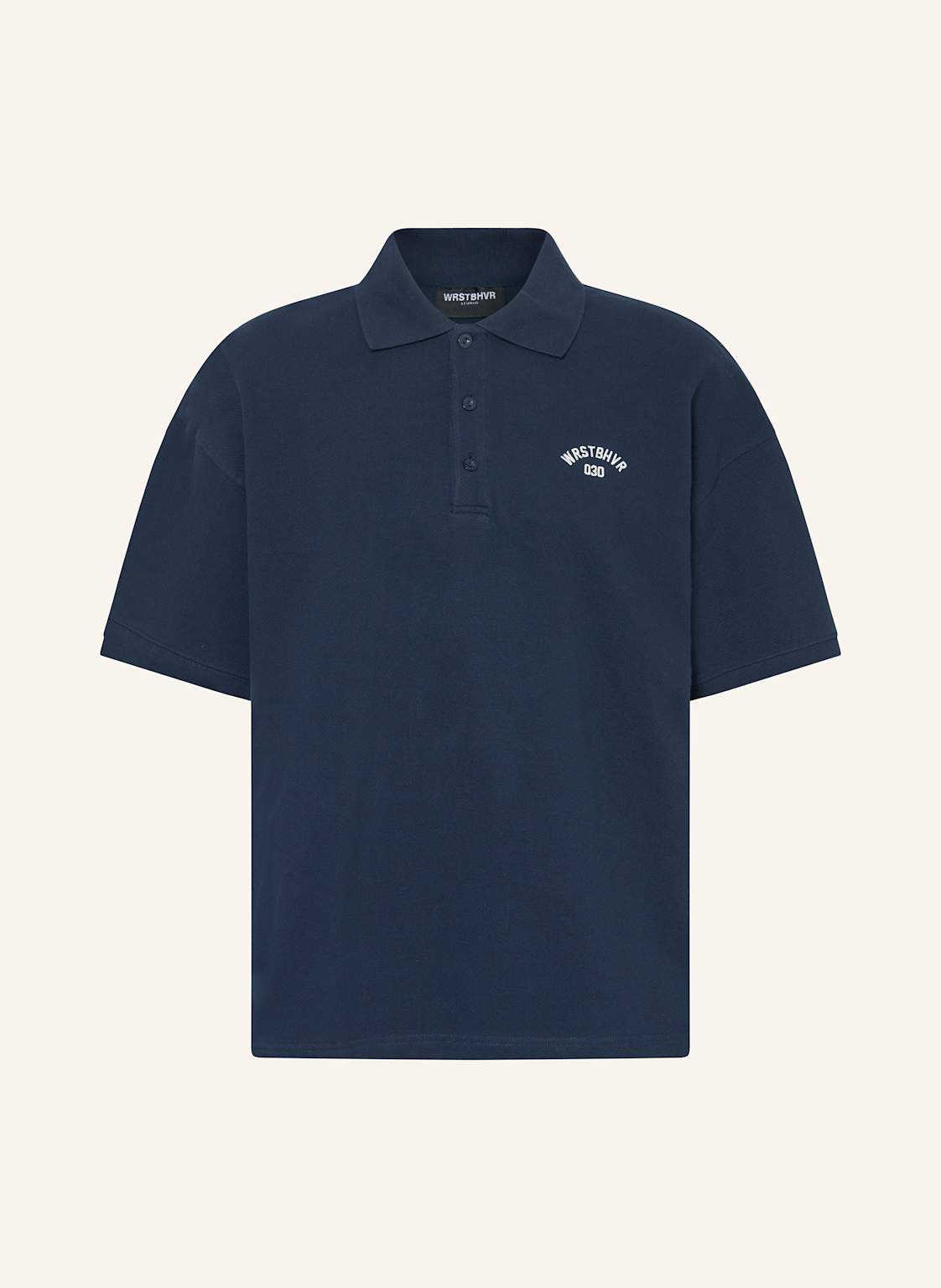 Wrstbhvr Piqué-Poloshirt Jaro Wide Fit blau Wrstbhvr Piqué-Poloshirt Jaro Wide Fit blau von WRSTBHVR