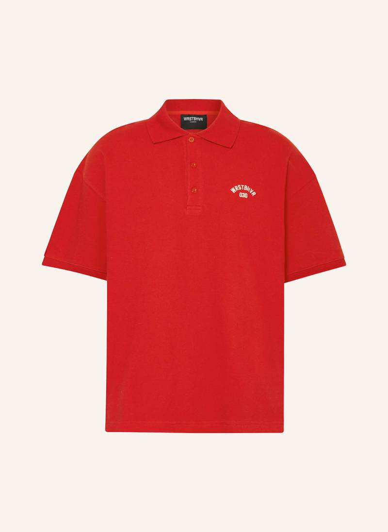 Wrstbhvr Piqué-Poloshirt Jaro Wide Fit rot von WRSTBHVR