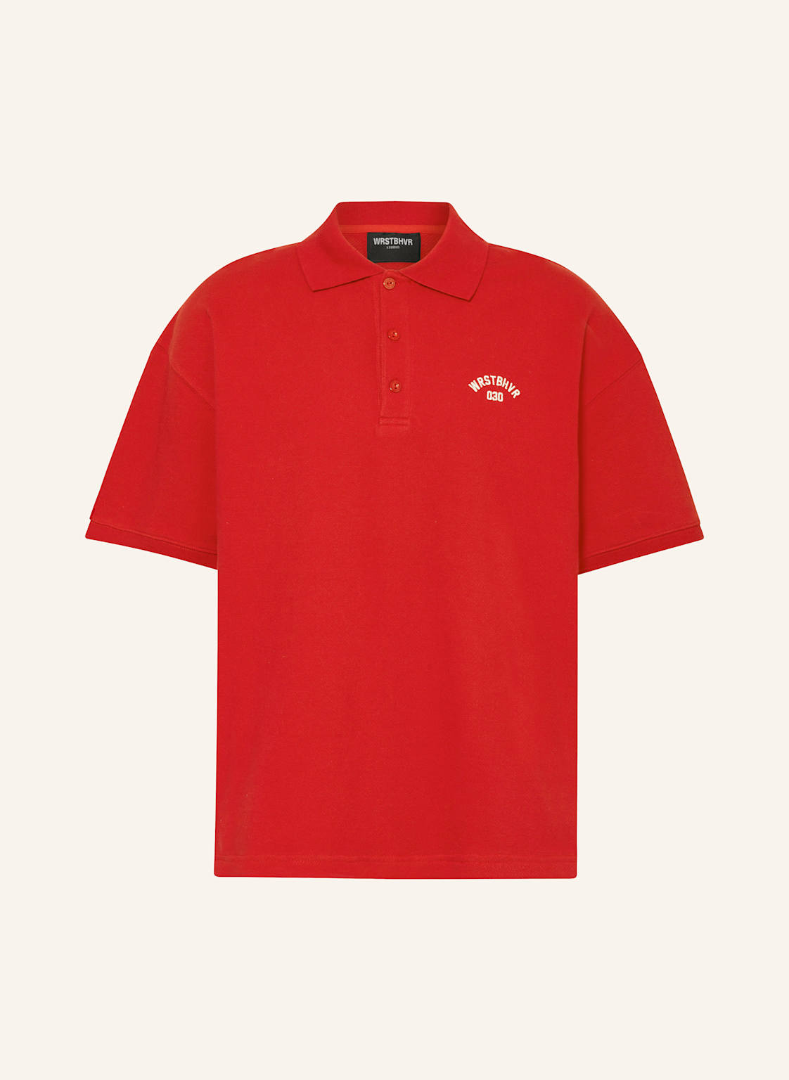 Wrstbhvr Piqué-Poloshirt Jaro Wide Fit rot Wrstbhvr Piqué-Poloshirt Jaro Wide Fit rot von WRSTBHVR