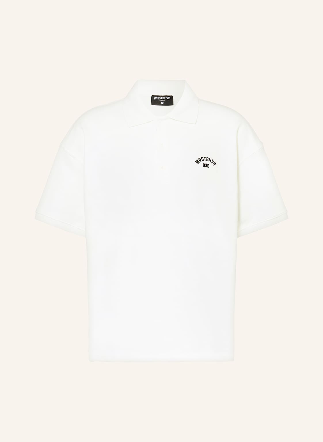 Wrstbhvr Piqué-Poloshirt Jaro Wide Fit weiss Wrstbhvr Piqué-Poloshirt Jaro Wide Fit weiss von WRSTBHVR