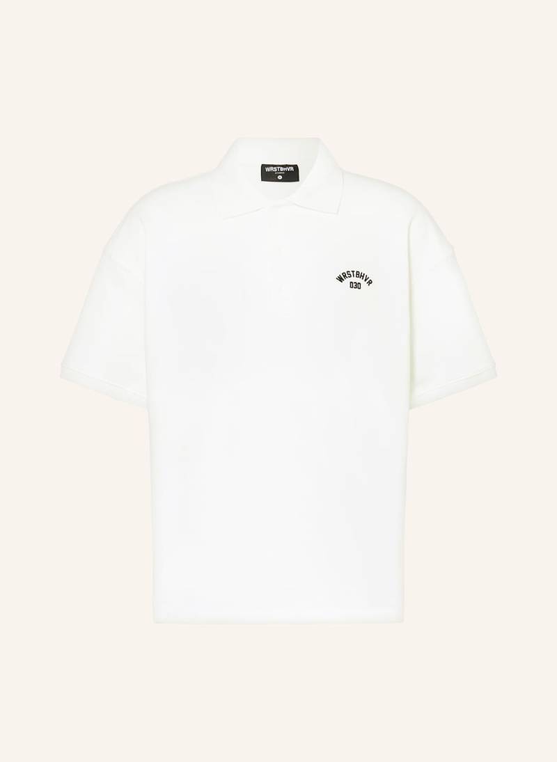 Wrstbhvr Piqué-Poloshirt Jaro Wide Fit weiss von WRSTBHVR