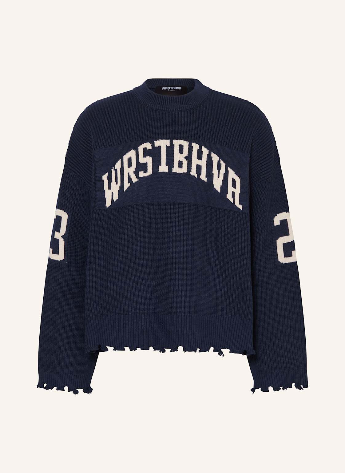 Wrstbhvr Pullover Tove blau von WRSTBHVR