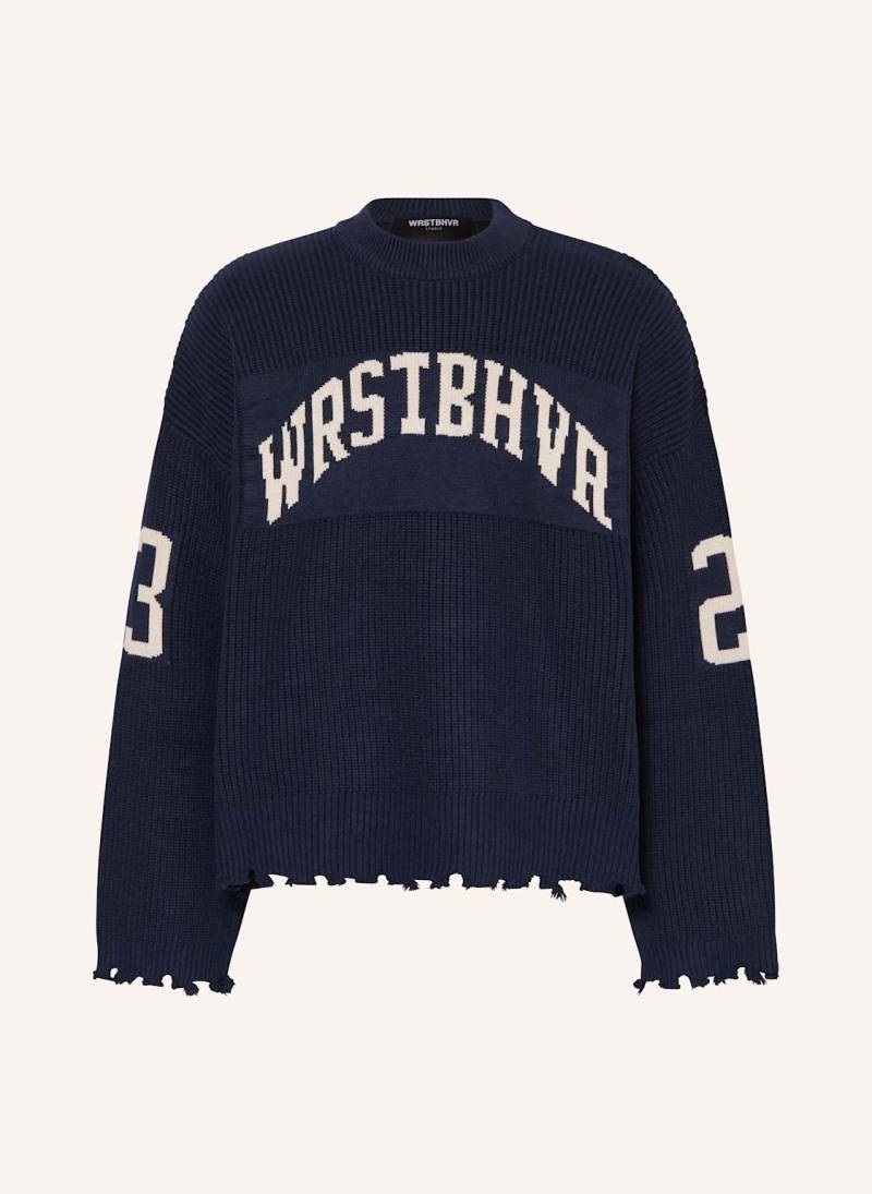 Wrstbhvr Pullover Tove blau von WRSTBHVR