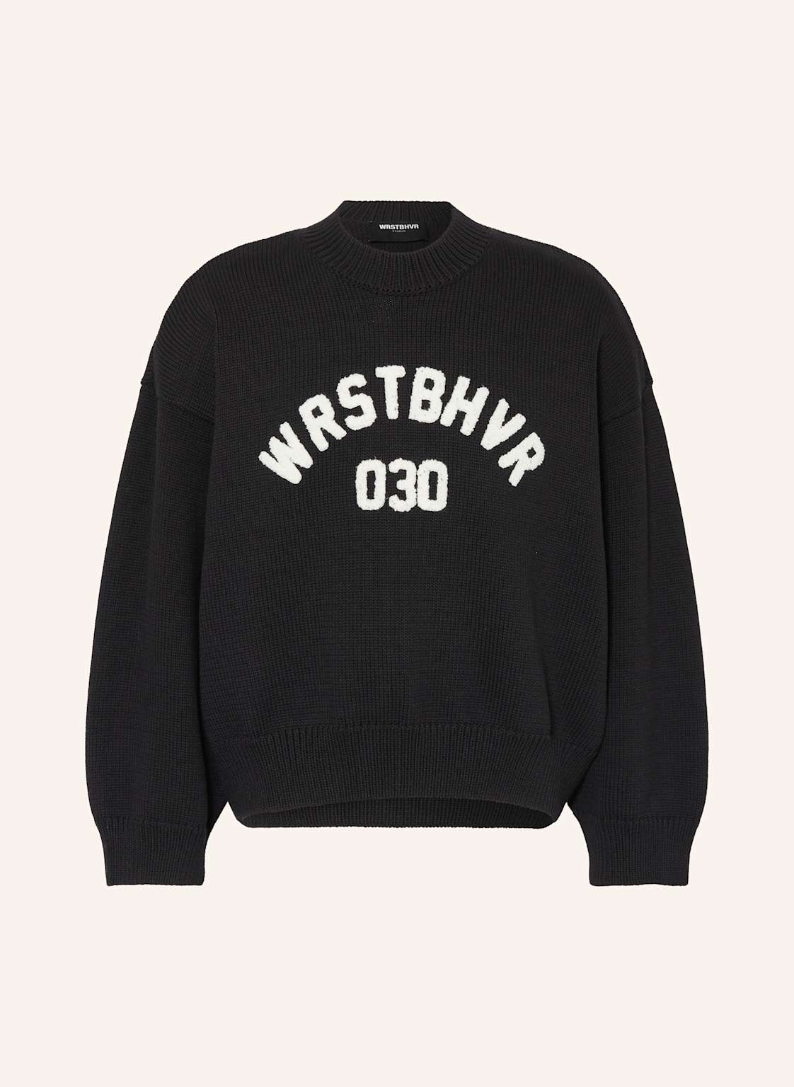 Wrstbhvr Pullover v2 schwarz von WRSTBHVR