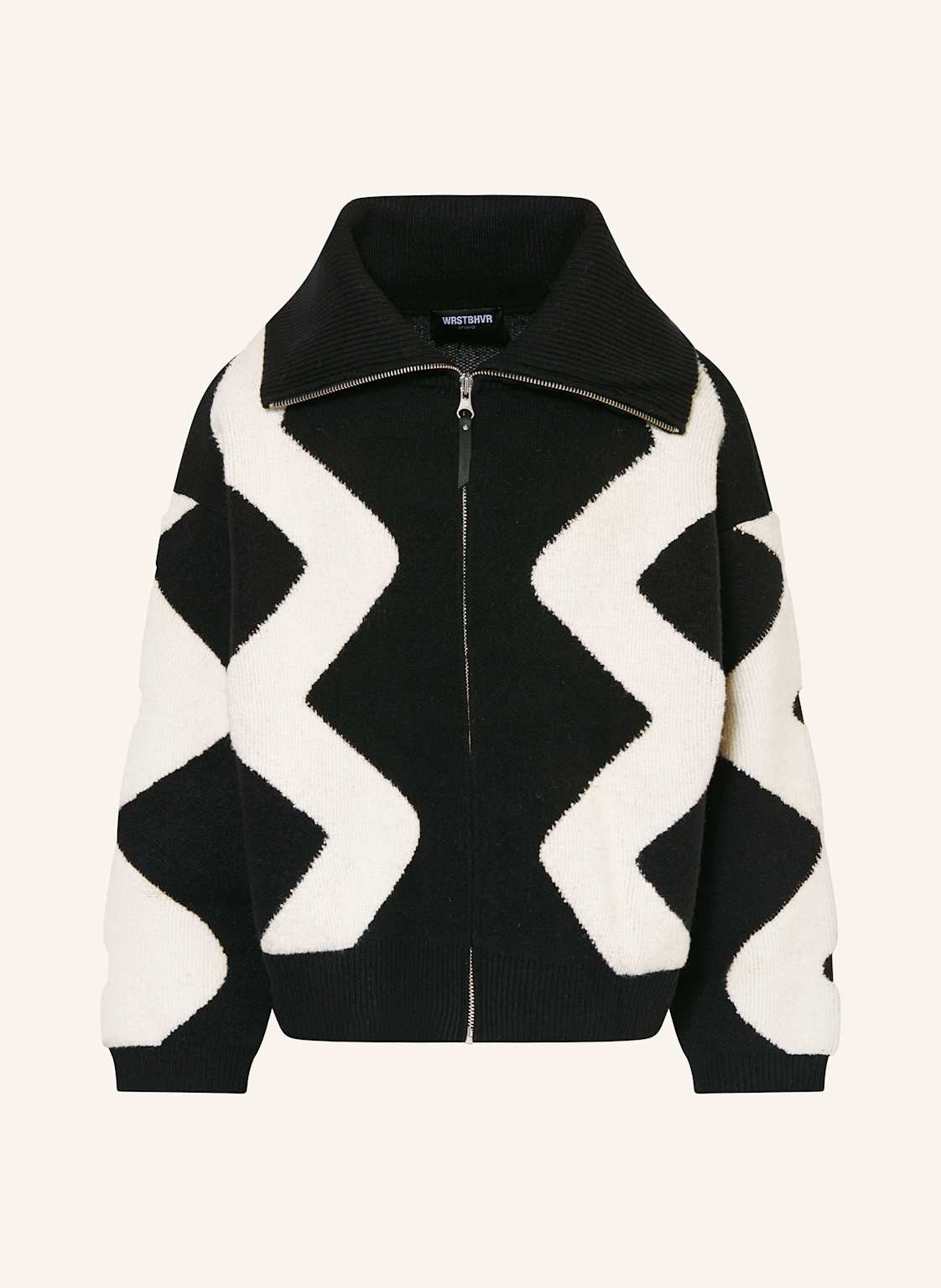 Wrstbhvr Strickjacke Billal schwarz von WRSTBHVR