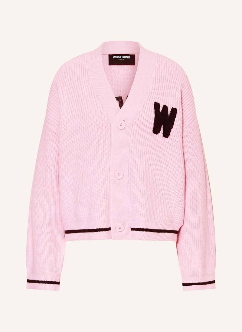 Wrstbhvr Strickjacke Lavo pink von WRSTBHVR