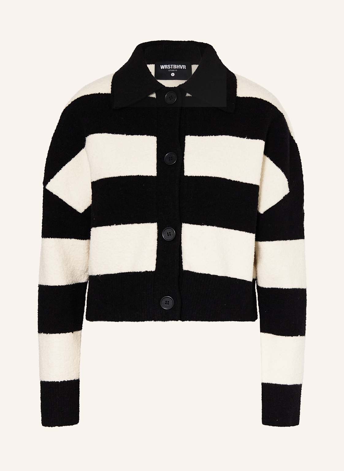 Wrstbhvr Strickjacke Vera schwarz Wrstbhvr Strickjacke Vera schwarz von WRSTBHVR