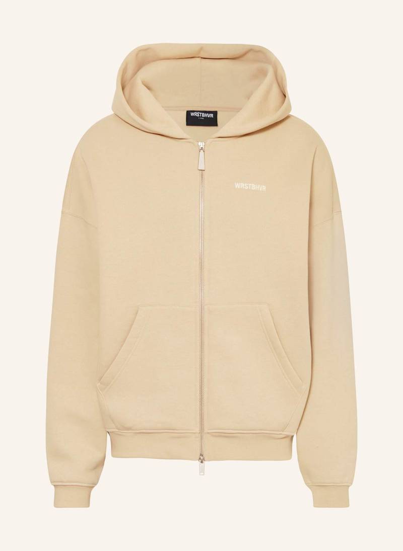 Wrstbhvr Sweatjacke Diago beige von WRSTBHVR