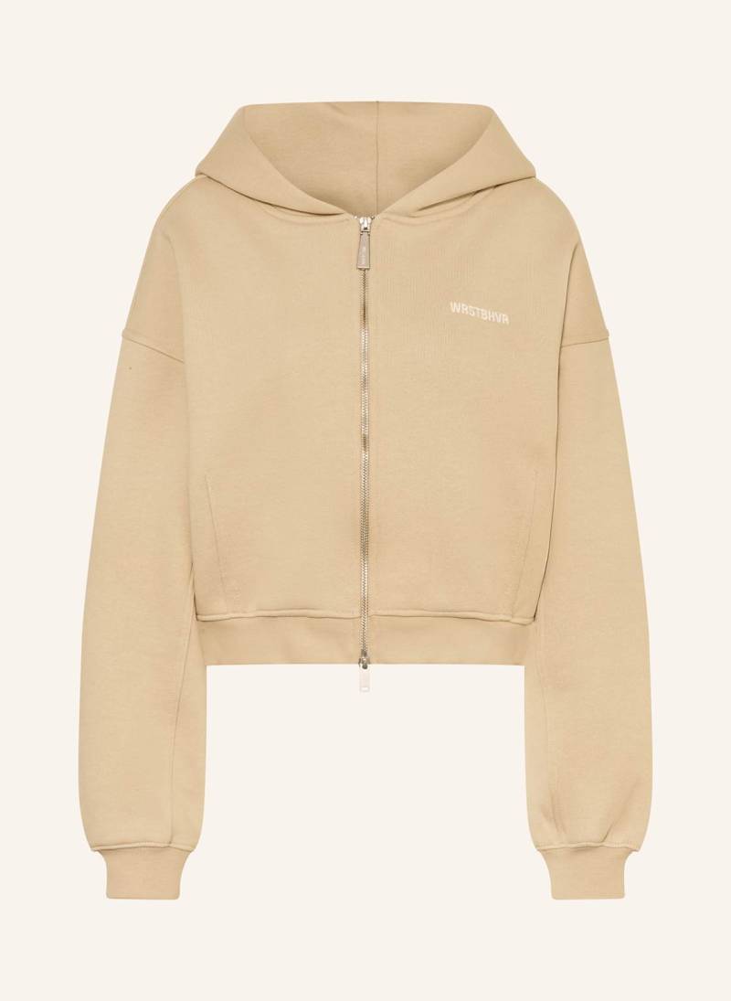 Wrstbhvr Sweatjacke Eria beige von WRSTBHVR