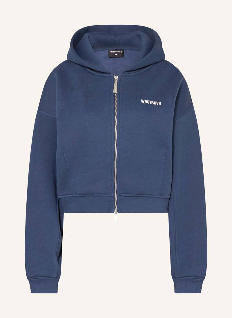 Wrstbhvr Sweatjacke Eria blau von WRSTBHVR