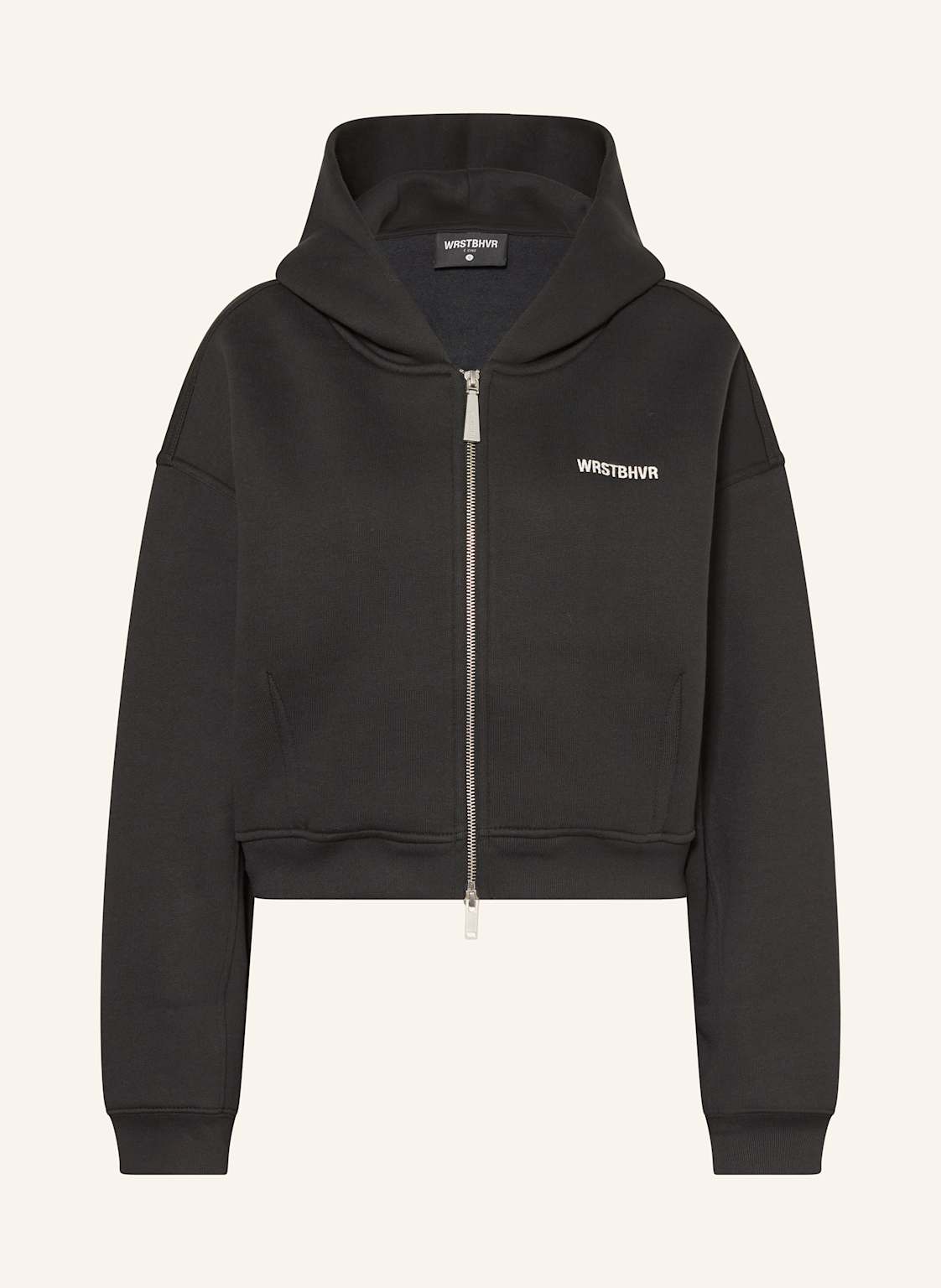 Wrstbhvr Sweatjacke Eria schwarz von WRSTBHVR