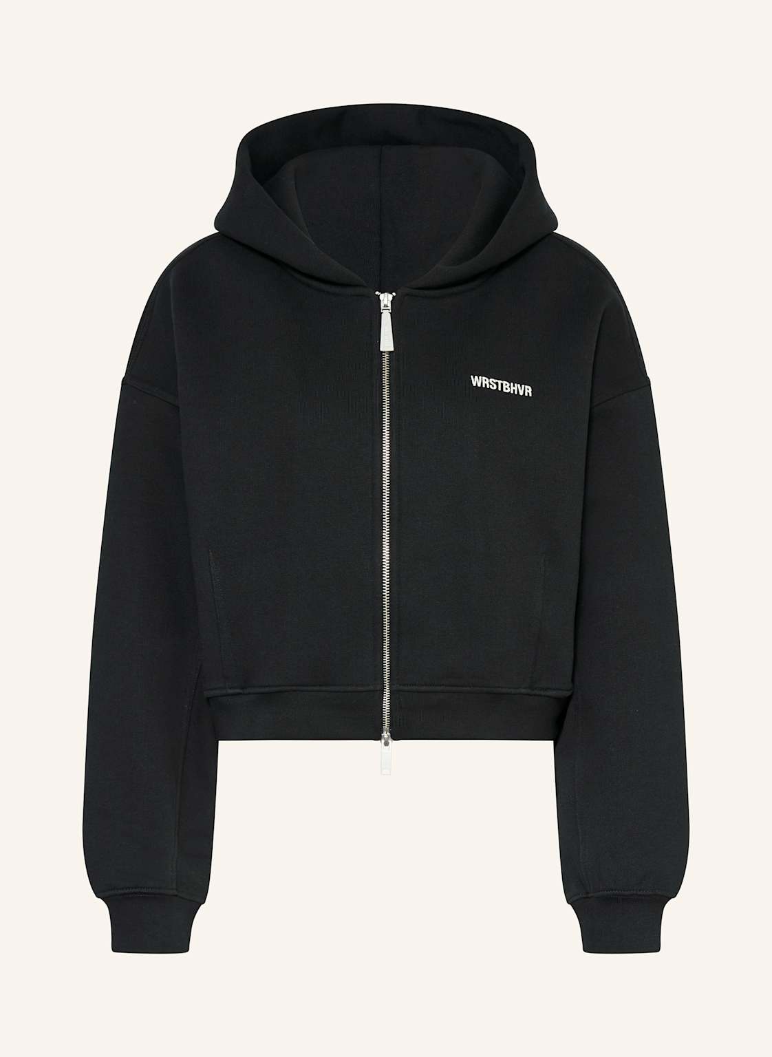 Wrstbhvr Sweatjacke Eria schwarz von WRSTBHVR