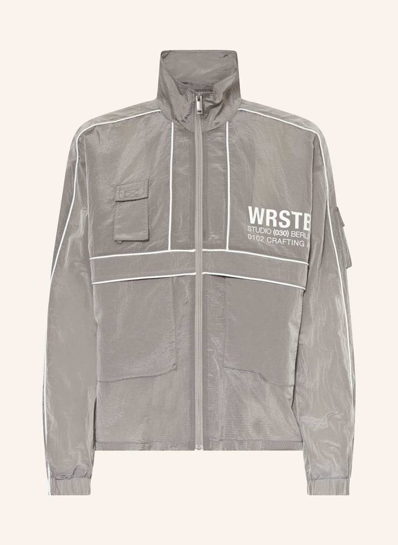 Wrstbhvr Sweatjacke Soban grau von WRSTBHVR