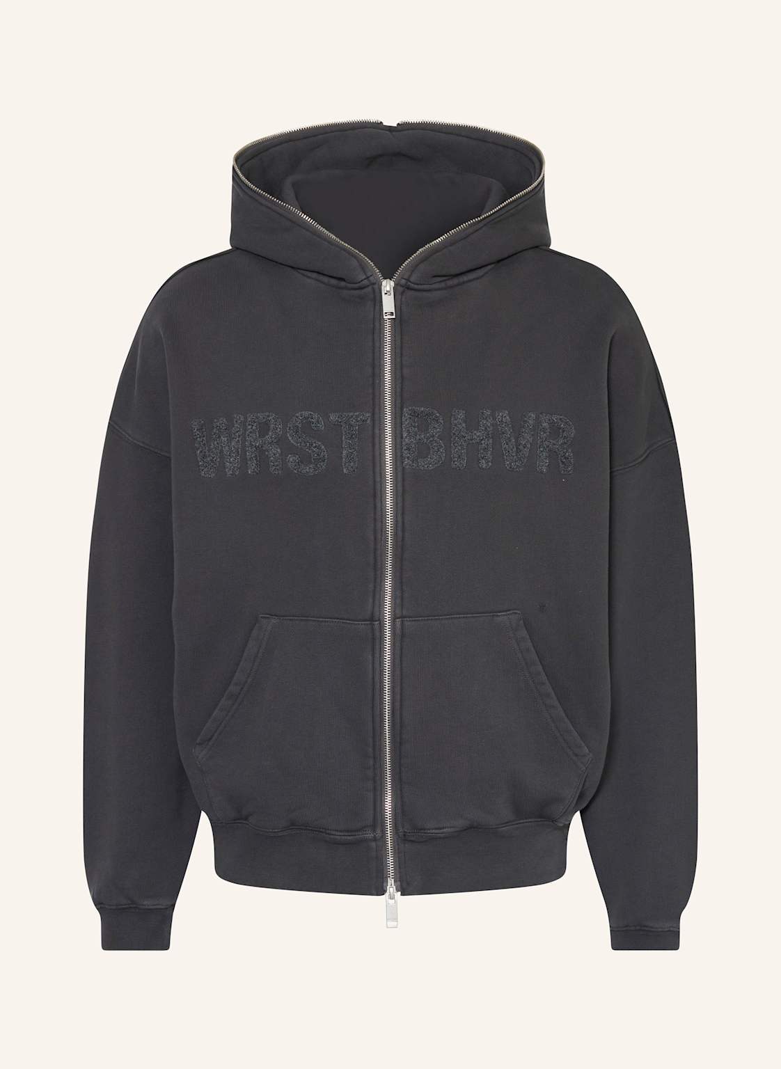 Wrstbhvr Sweatjacke Trent schwarz Wrstbhvr Sweatjacke Trent schwarz von WRSTBHVR