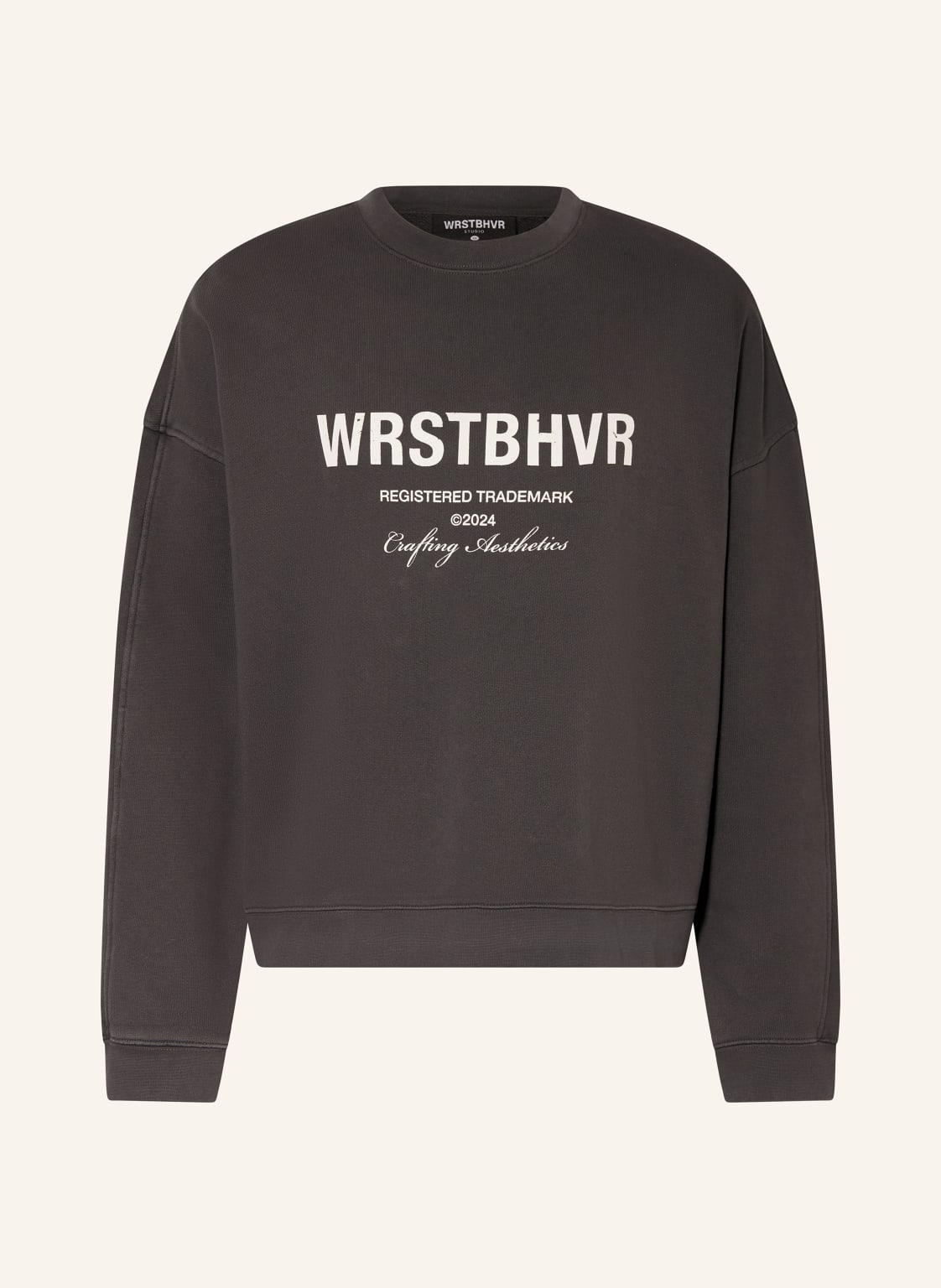 Wrstbhvr Sweatshirt Meck grau von WRSTBHVR