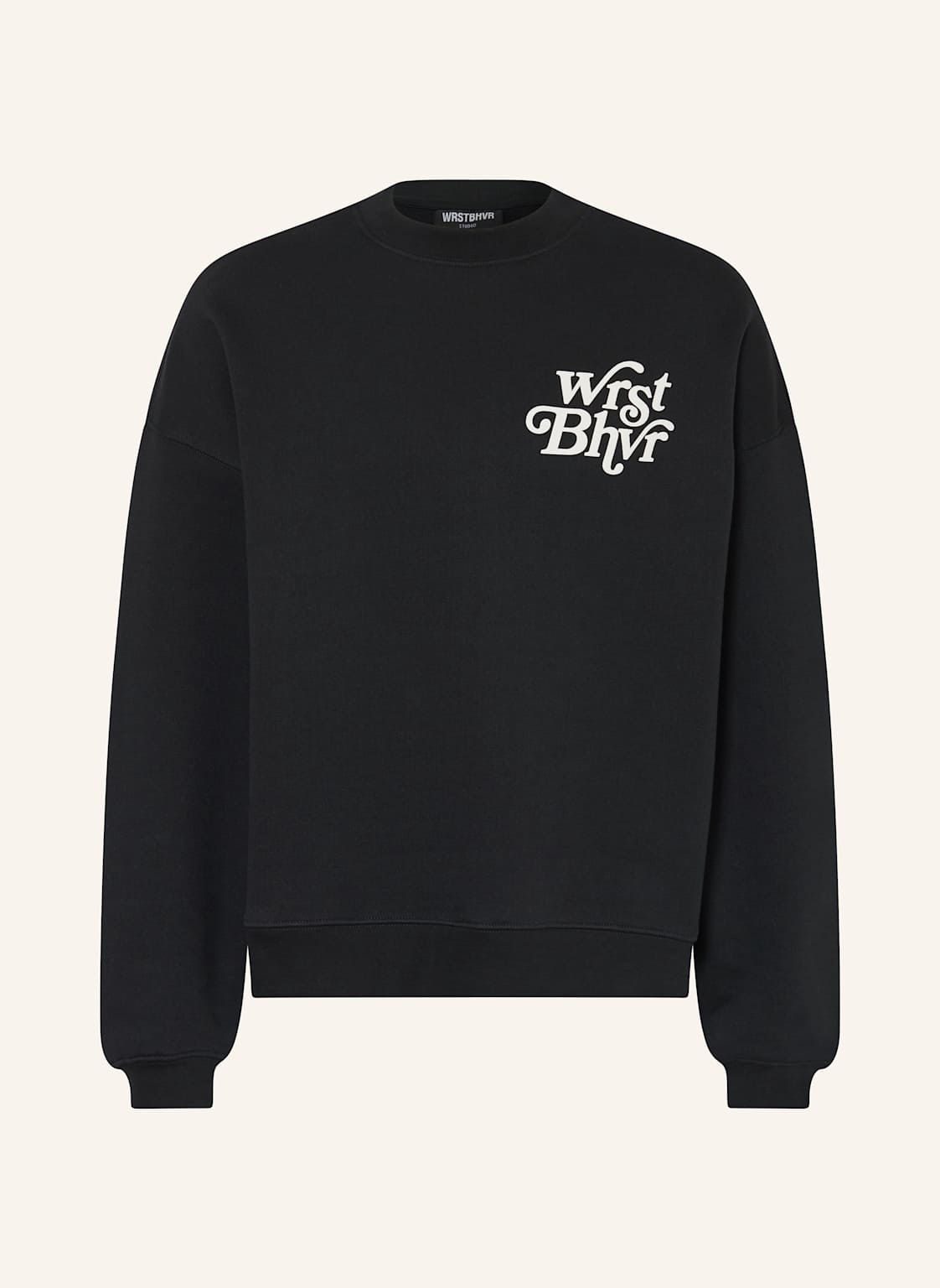 Wrstbhvr Sweatshirt Rean schwarz von WRSTBHVR