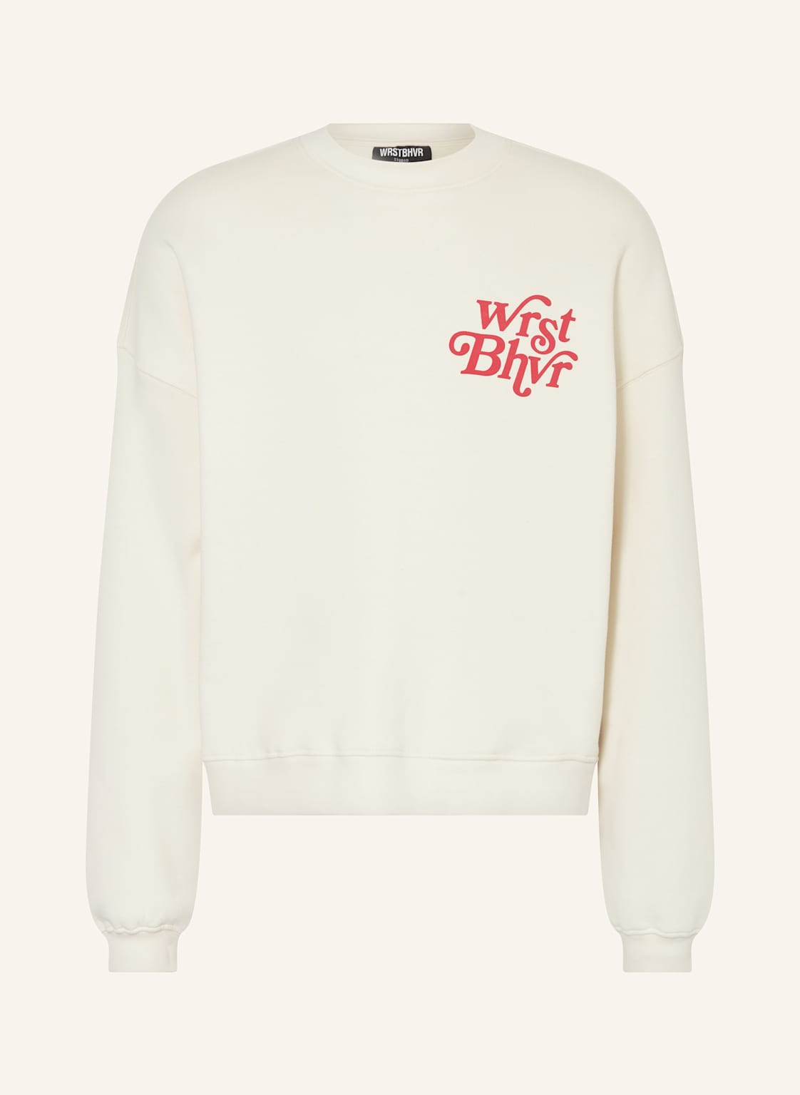 Wrstbhvr Sweatshirt Rean weiss von WRSTBHVR