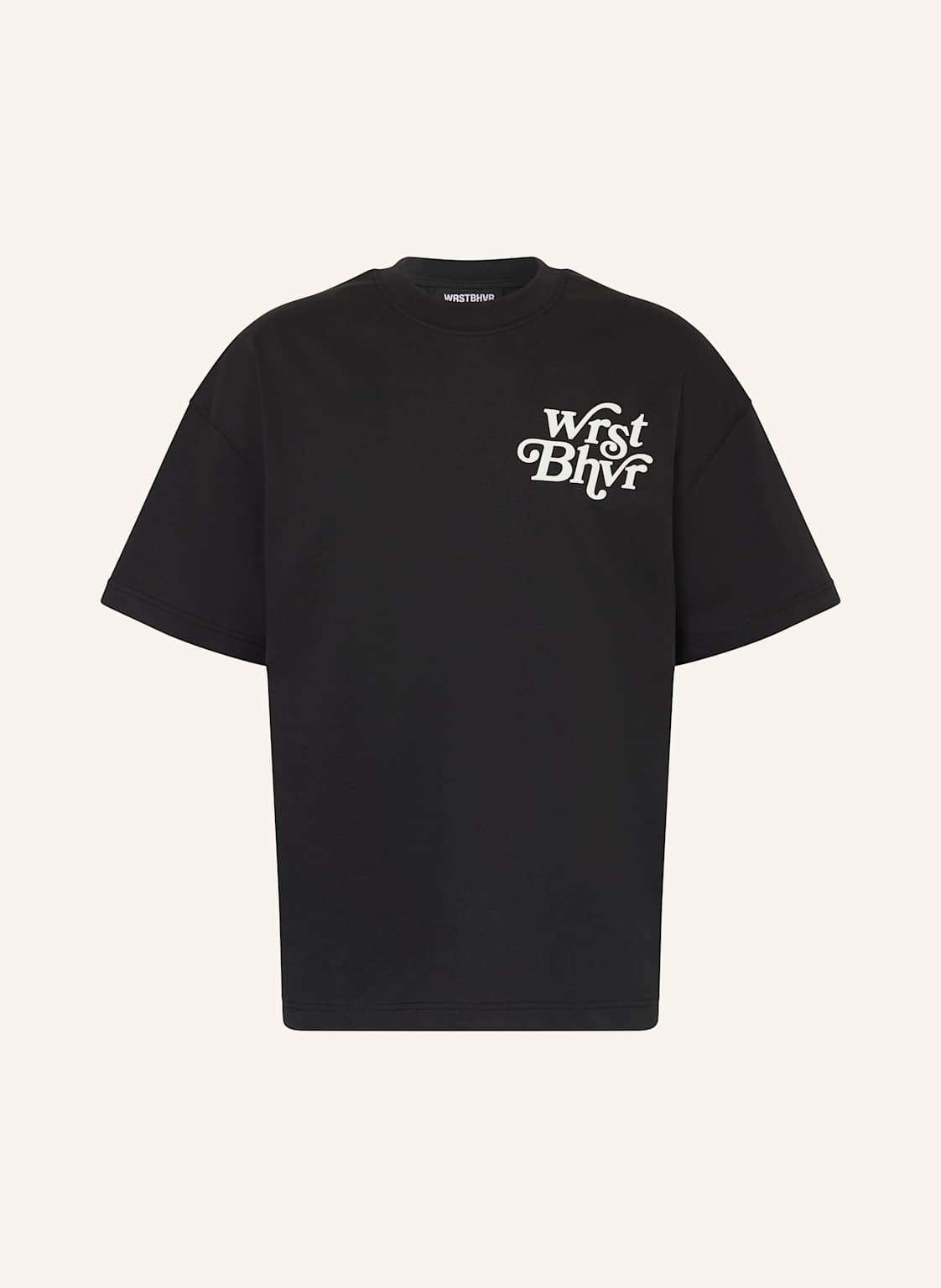 Wrstbhvr T-Shirt Rean schwarz Wrstbhvr T-Shirt Rean schwarz von WRSTBHVR