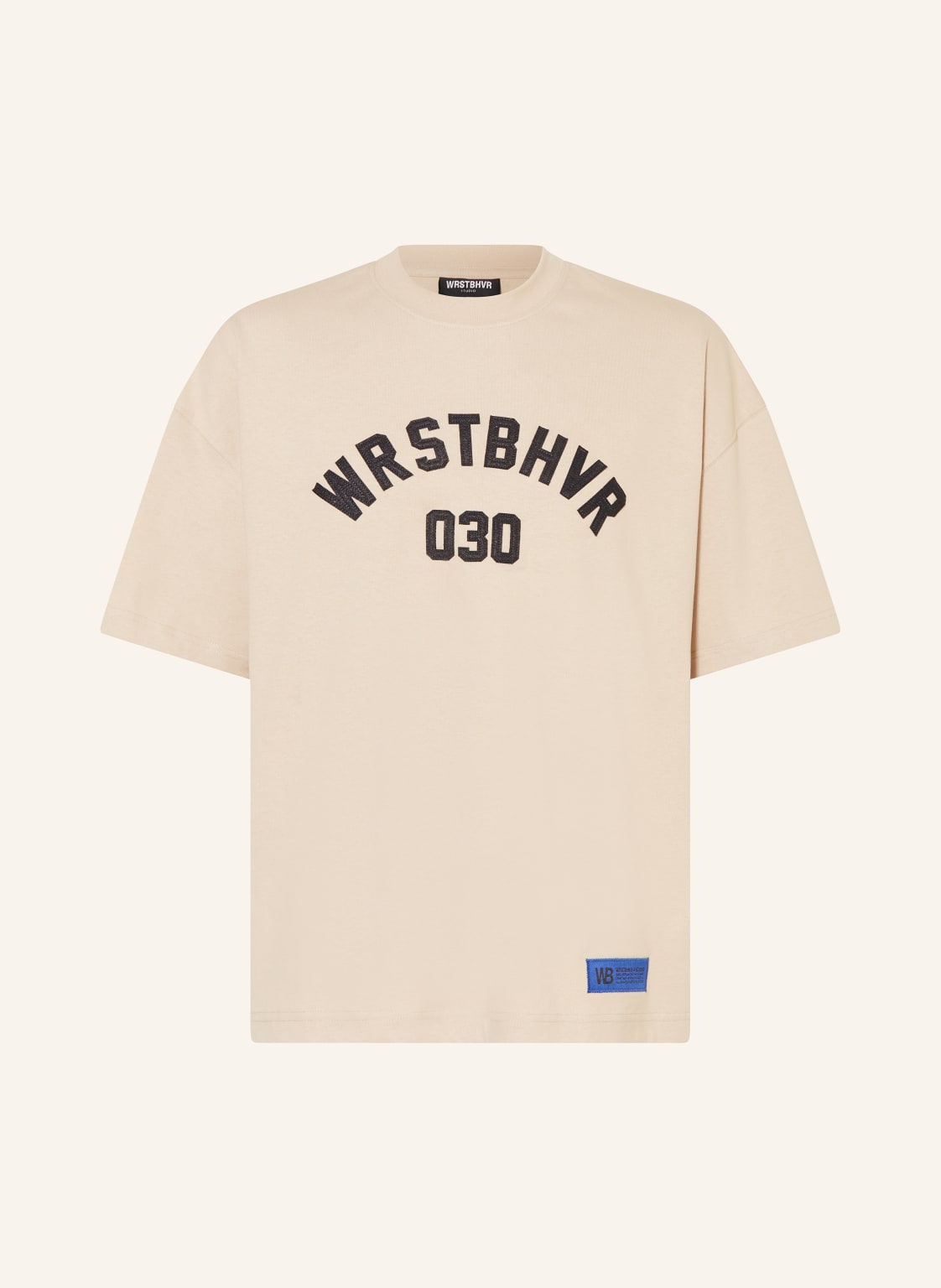 Wrstbhvr T-Shirt Ruric beige von WRSTBHVR