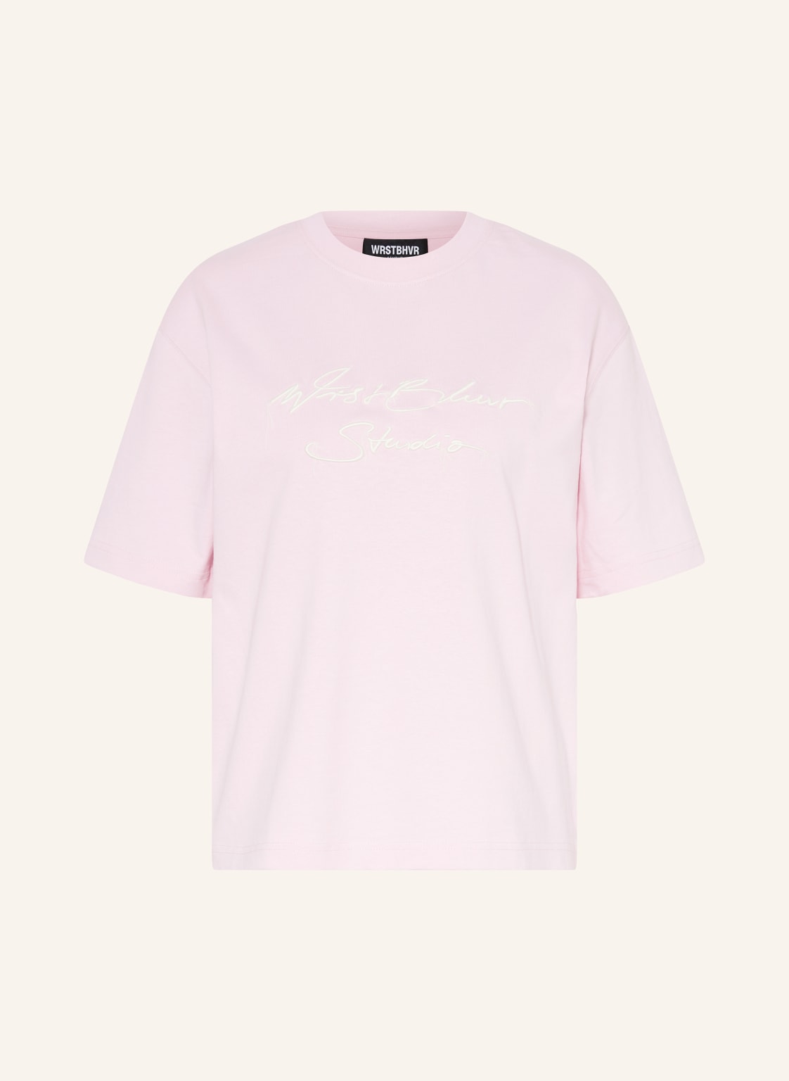 Wrstbhvr T-Shirt Signature pink von WRSTBHVR