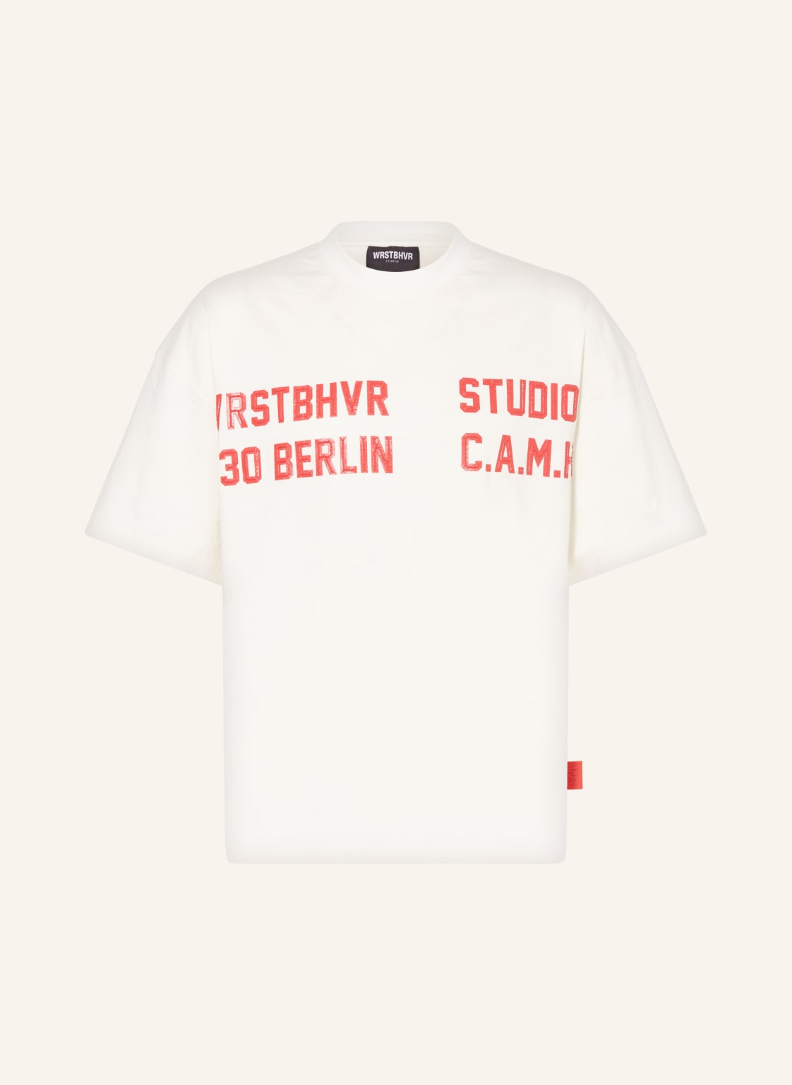 Wrstbhvr T-Shirt Vadim weiss von WRSTBHVR