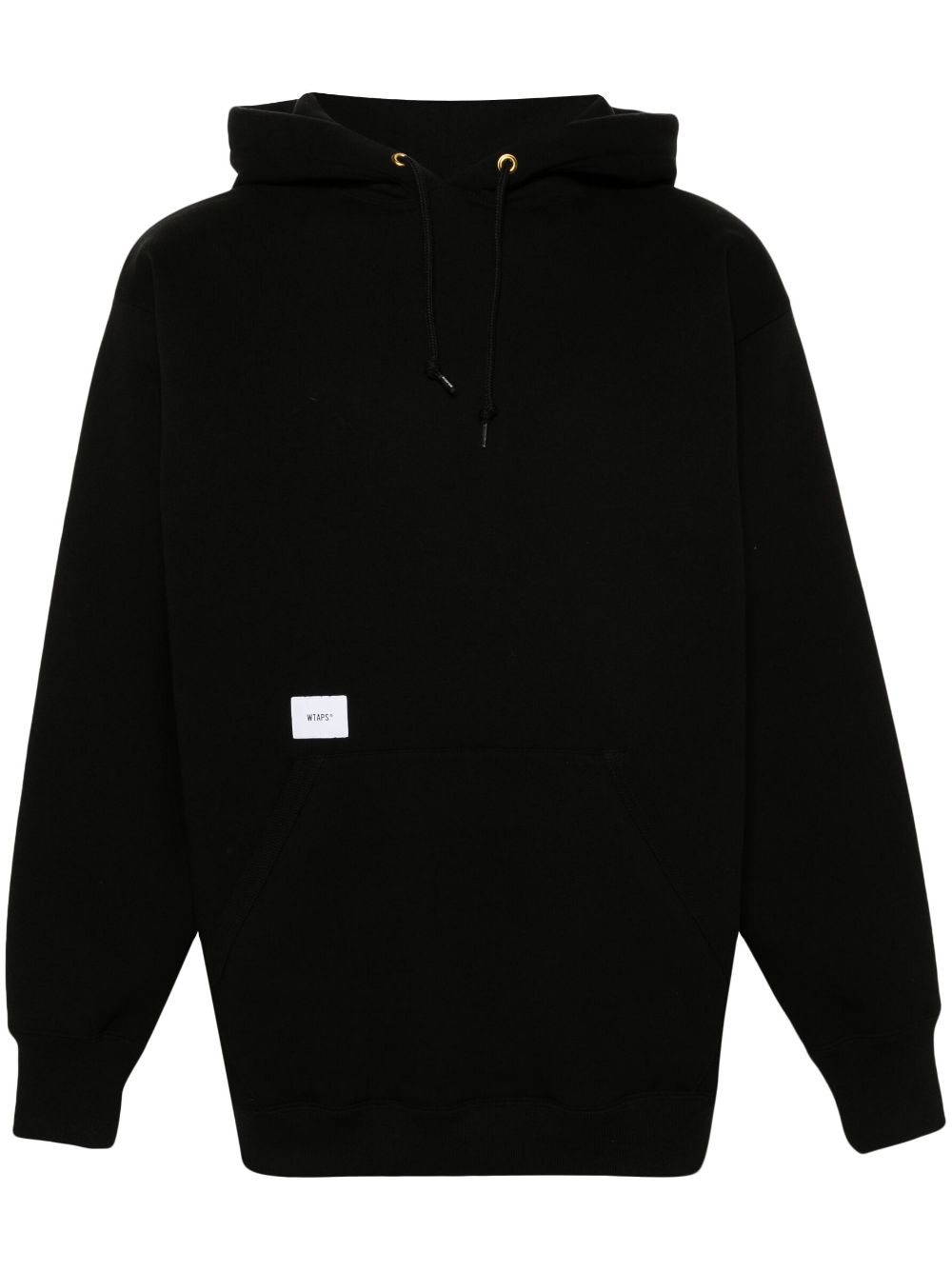 WTAPS Cut & Sew embroidered hoodie - Black von WTAPS