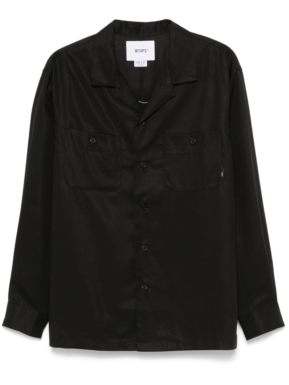 WTAPS camp-collar shirt - Black von WTAPS