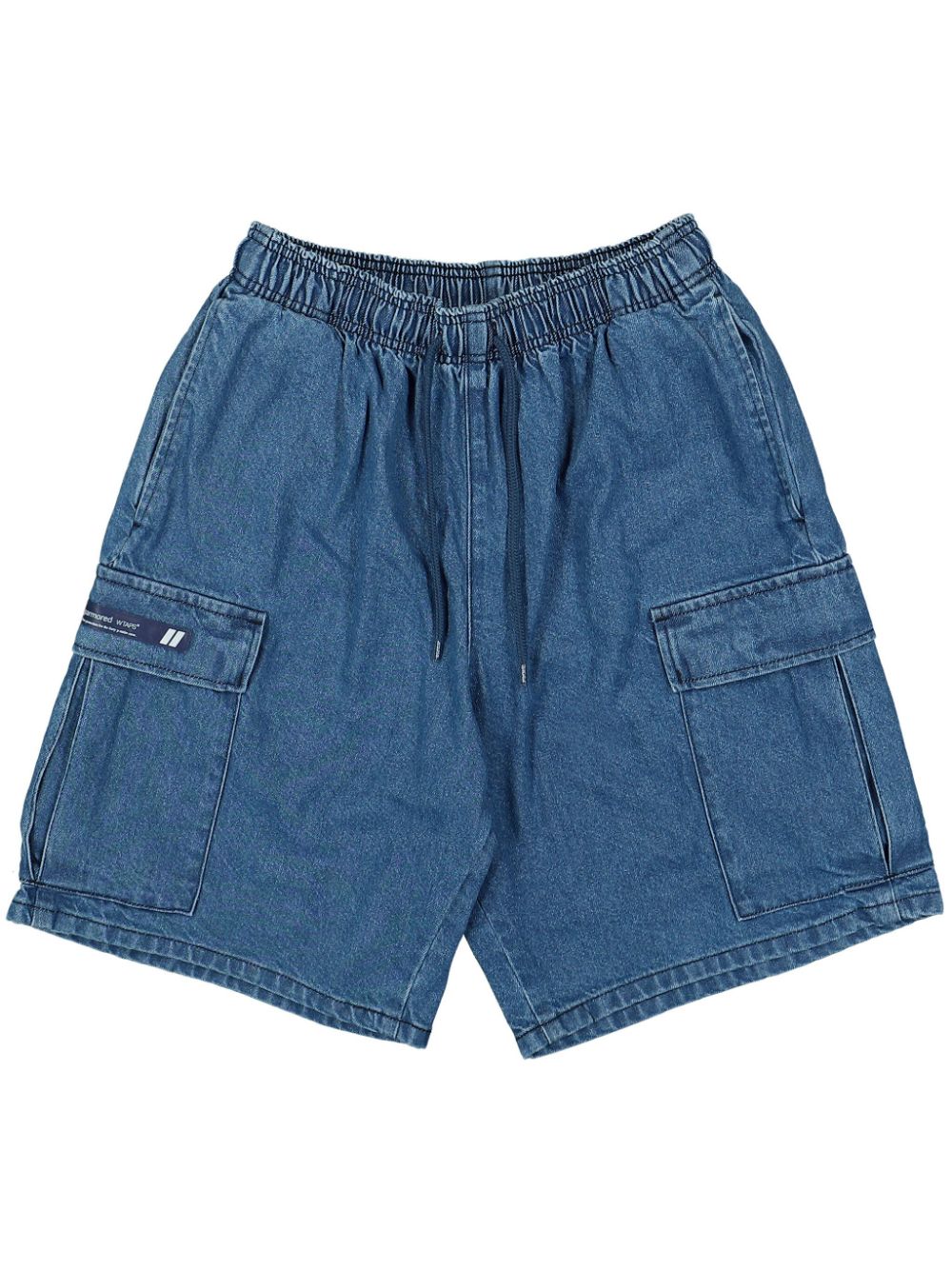 WTAPS elasticated-waist denim shorts - Blue von WTAPS