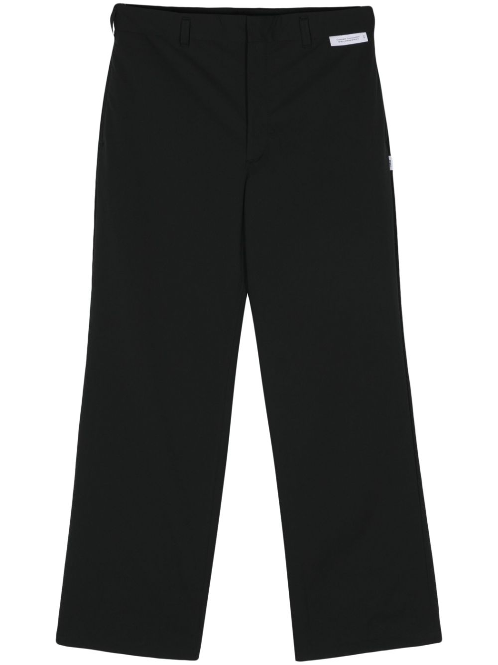 WTAPS gabardine straight trousers - Black von WTAPS