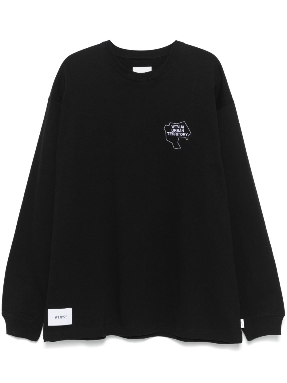 WTAPS logo-embroidered T-shirt - Black von WTAPS