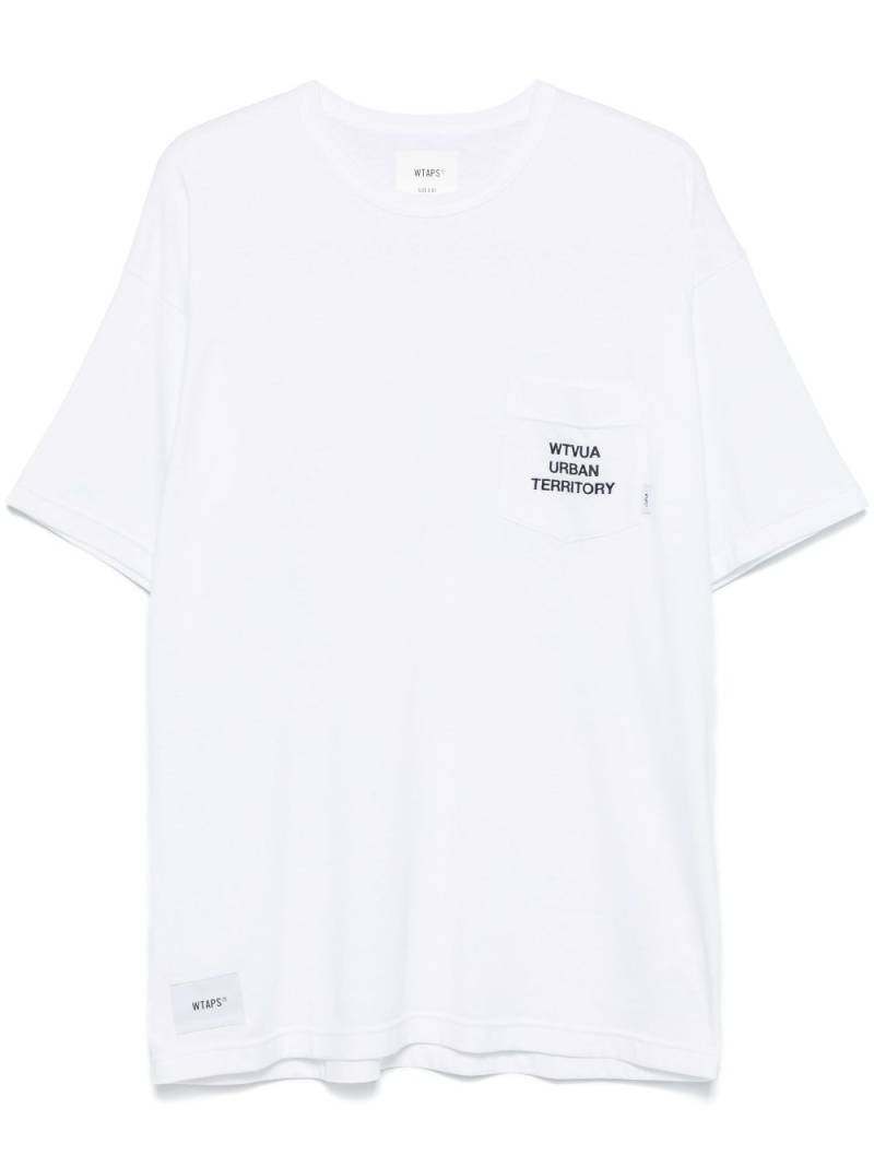 WTAPS logo-embroidered T-shirt - White von WTAPS