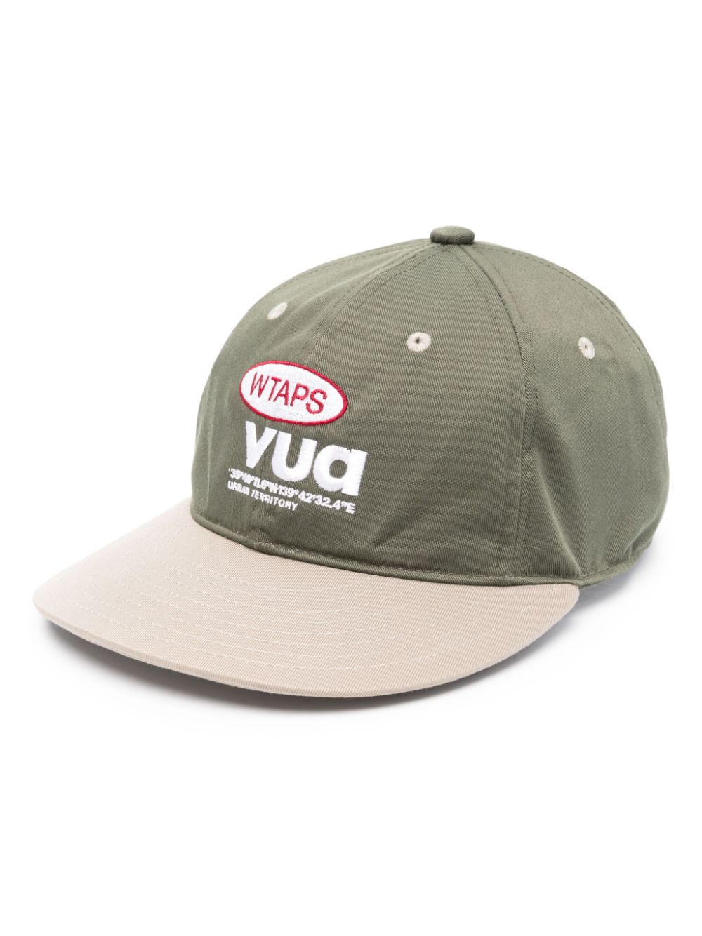 WTAPS logo-embroidered cap - Green von WTAPS