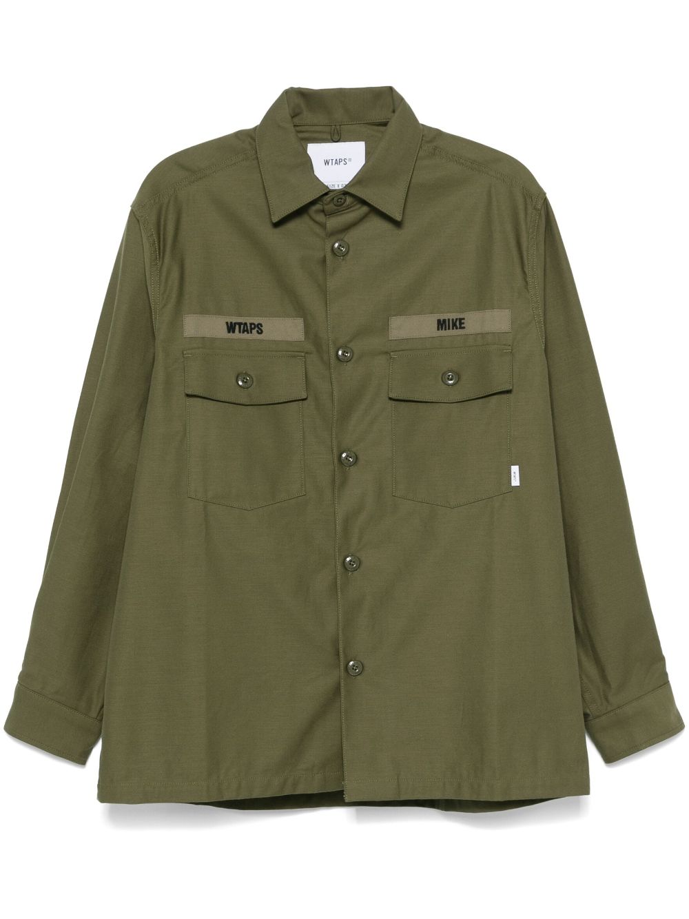 WTAPS logo-embroidered shirt - Green von WTAPS