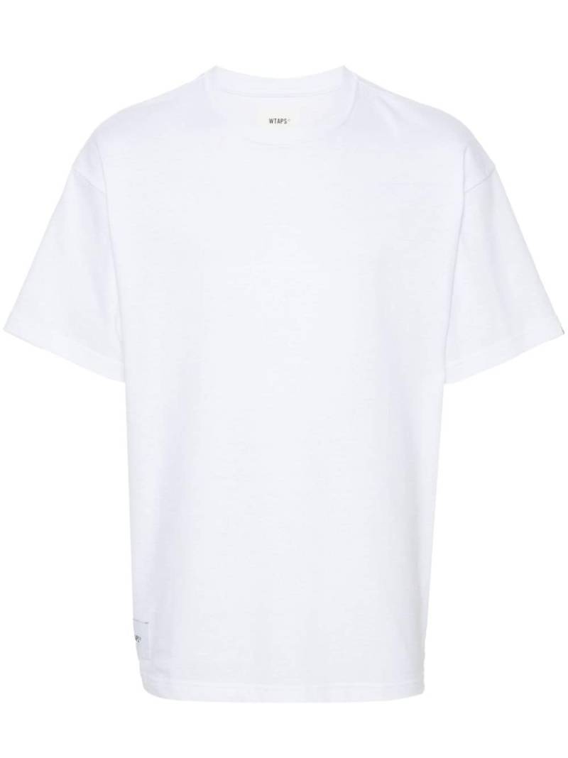 WTAPS logo-patch cotton T-shirt - White von WTAPS