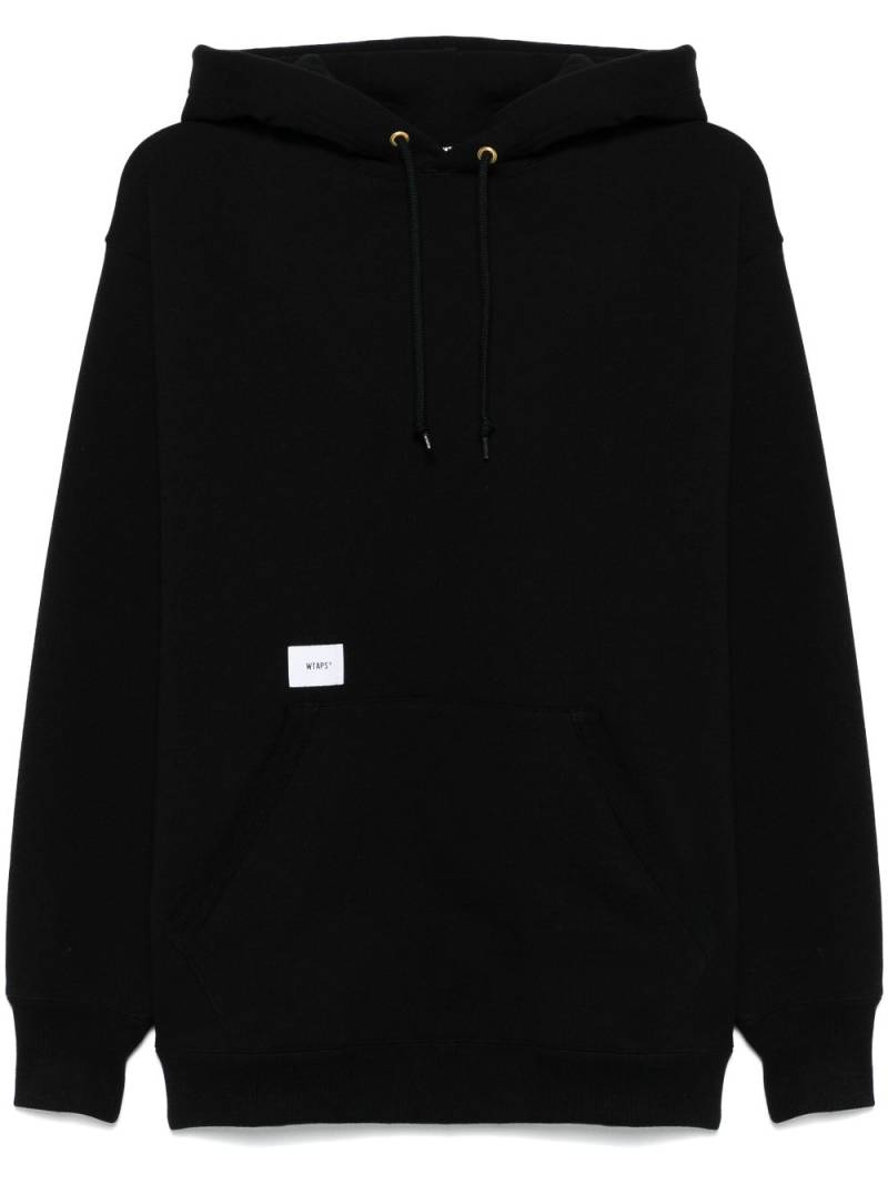 WTAPS logo-patch hoodie - Black von WTAPS