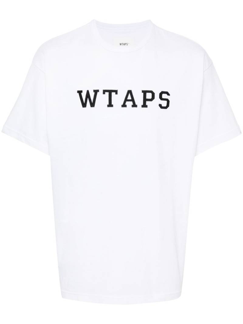 WTAPS logo-patches cotton T-shirt - White von WTAPS