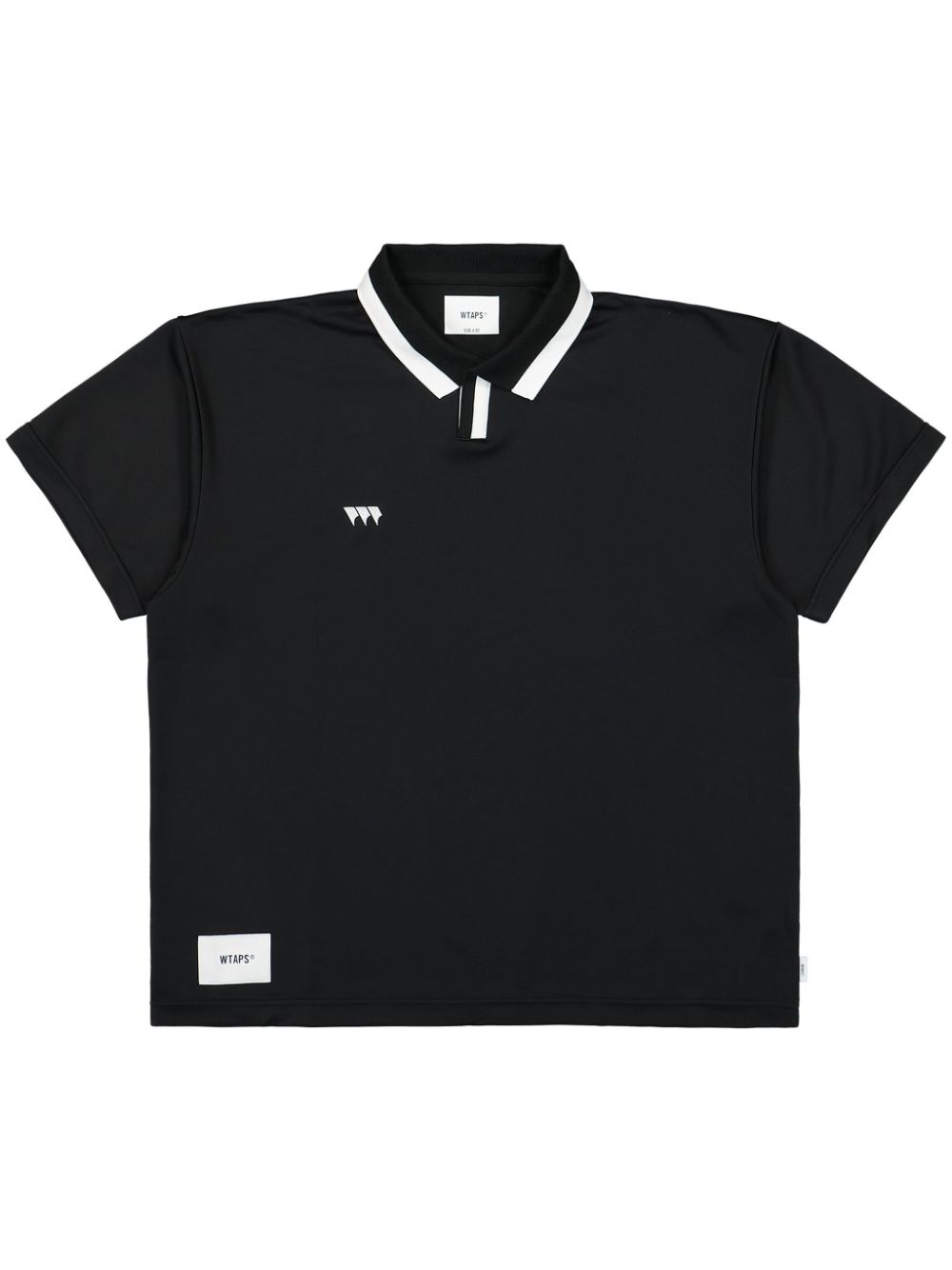 WTAPS logo-print polo shirt - Black von WTAPS