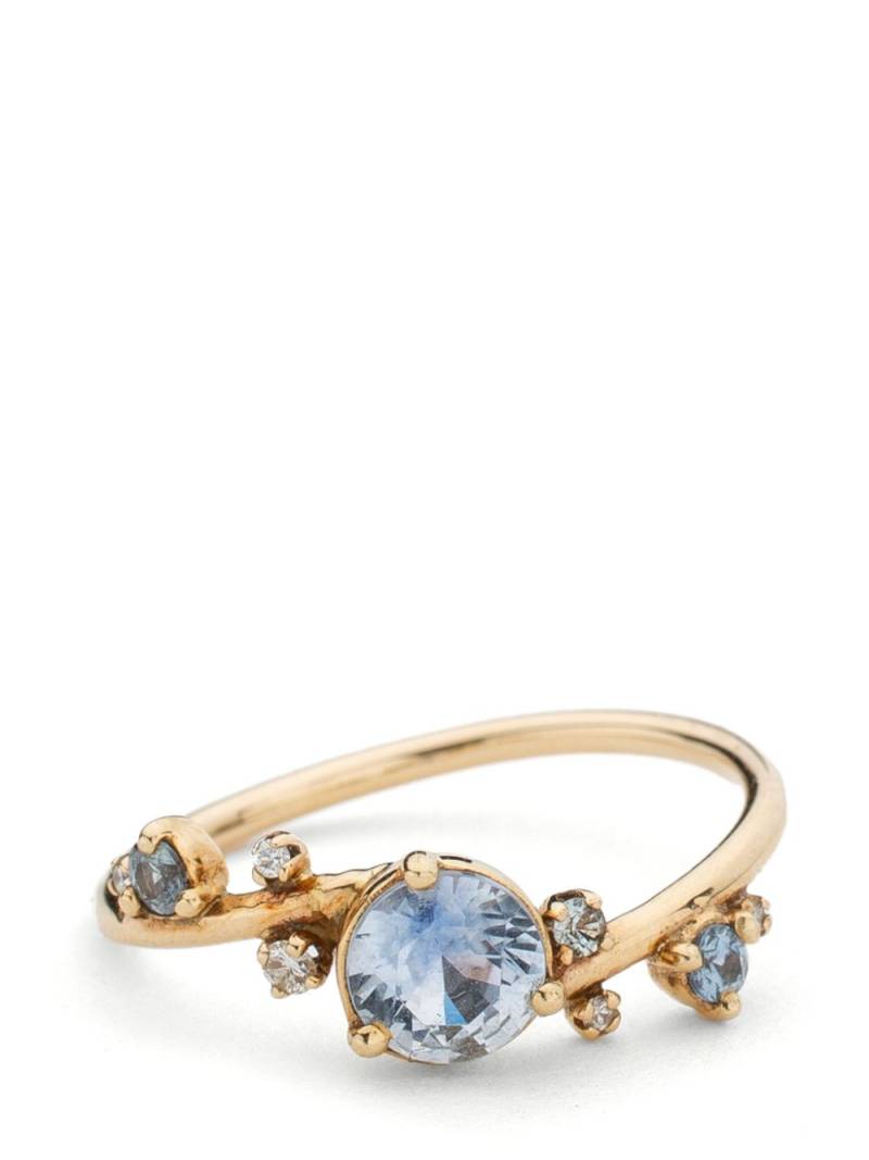 WWAKE large Crossover sapphire ring - Gold von WWAKE