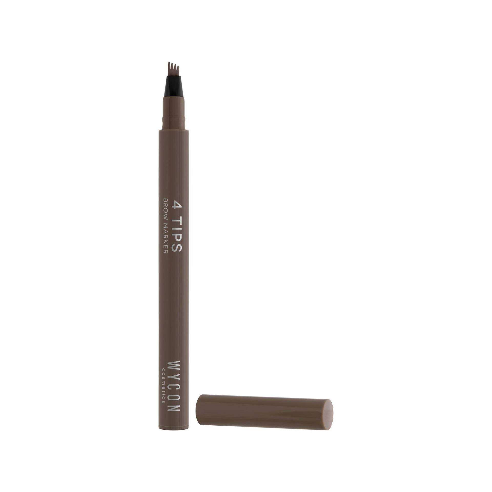 WYCON - 4 Tips Brow Marker,  DEEP BROWN von WYCON