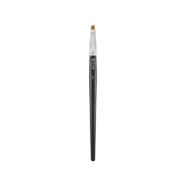 Angeschrägter Pinsel Zum Auftragen Von Eyeliner Damen Metallgrau 1 pezzo von WYCON