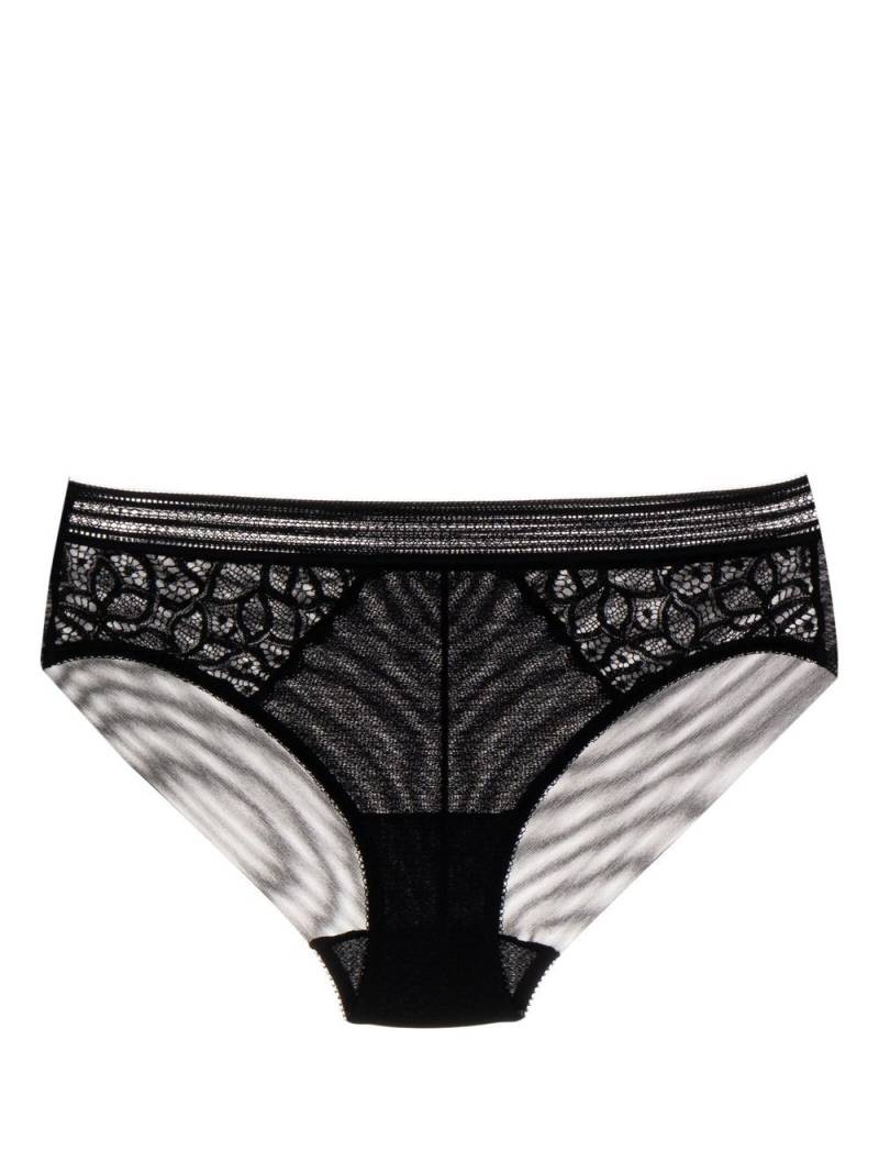 Wacoal Raffine lace-trim briefs - Black von Wacoal